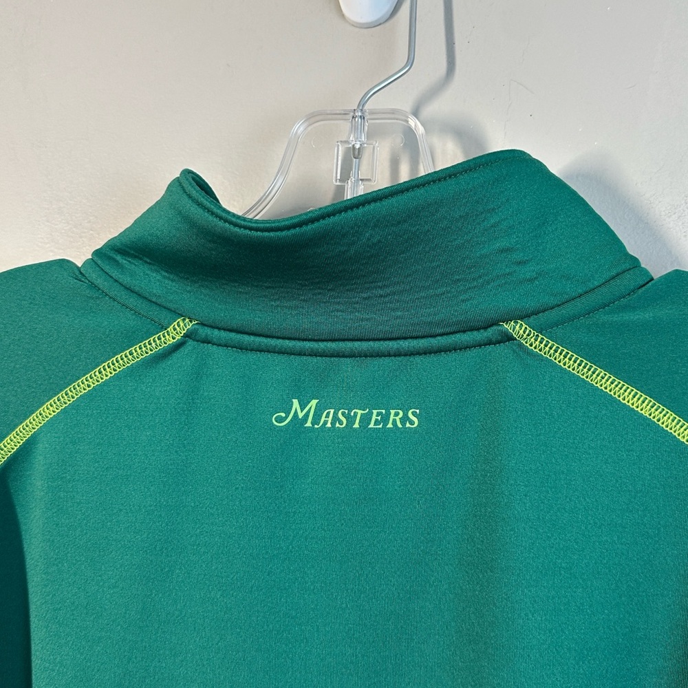 Masters Tech 1/4 Zip Pullover In Augusta Green Size XL Golf - Picture 11 of 13